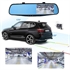 Picture of 4.3 inch 1080P DVR full HD video recorder camera reverse dual lens dash cam rearview mirror