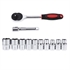 Picture of 12pcs 1/4-Inch (6.3MM) Socket Set Ratchet Wrench Extension Shank Combo Tools for Car Repair