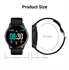1.3 Inch Unisex Smart Watch with Heart Rate Monitor