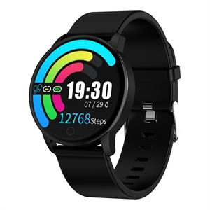 Picture of Smartwatch Blood Pressure Monitor 1.22 Inch IPS Screen IP67 Water Resistant Heart Rate Sleep Tracker Silicon Strap
