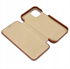 Genuine leather phone flip case for iPhone 12 and 12 Pro の画像