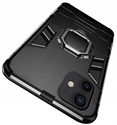 Shockproof Hybrid Armor Phone Case Bracket Magnetic Suction Kickstand for iPhone 12 and iPhone 12 Pro