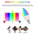 Picture of 5W WIFI LED E14 Smart WLAN Lamp C37 RGB Replaces 40W 470Lm LED Smart Bulb Controllable via Tuya Smart Life APP