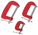 3 Piece Engineering Clamp Type G Clamp Set