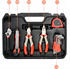 Изображение 60 Piece Tool Kit Wrenches Screwdrivers Bits