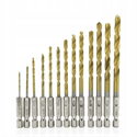 Picture of 13 Piece Hex Drill Bits Set