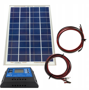 Picture of Solar Panel Solar Regulator 20W 12V USB LCD