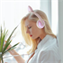 Изображение Беспроводные светодиодные наушники Bluetooth Cat Ears Гарнитура с длительным временем ожидания и встроенным микрофоном