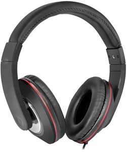 Picture of Wired Adjustable Headphones with a Microphone for Tablets, PCs, Laptops