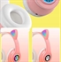 Foldable Bluetooth Earphones Colorful LED RGB Kids Headphones Cat Ears の画像