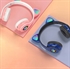Image de Foldable Bluetooth Earphones Colorful LED RGB Kids Headphones Cat Ears