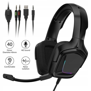 Изображение Gaming Headset Stereo for PS4 PC Controller Xbox Headphones Noise