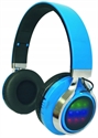Image de Foldable Wireless On-ear Headphones LED Lighting with FM MP3 RADIO