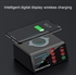 Изображение 100W Smart Digital Display Wireless Charger 8 USB 3.0 Hub PD Fast Adapter