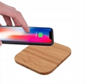 5W Wireless Induction Charger Bamboo Wireless Charger の画像