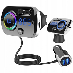 Multifunctional Car Transmiter FM Quick USB Charger の画像