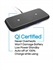 Изображение Двойное беспроводное зарядное устройство Qi 30 Вт для Apple iPhone и Samsung