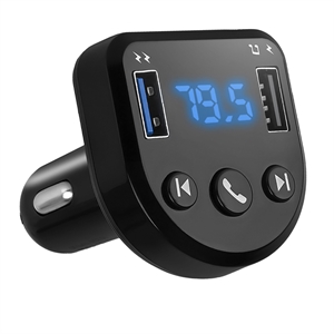 Изображение Bluetooth FM MP3 Transmitter Dual USB Car Charger QC 3.0