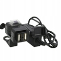 3.1A Waterproof Motorcycle Dual USB Charger Kit
