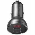Picture of 24W 4.8A USB Car Charger Adapter with Digital Display