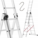 Strong Aluminum Ladder 3x8 Universal Higher
