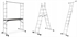 Image de Scaffolding, Aluminum Ladder Working Platform 2x8