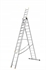 Изображение Лестница алюминиевая 3х15 для лестницы 150 кг + крюк