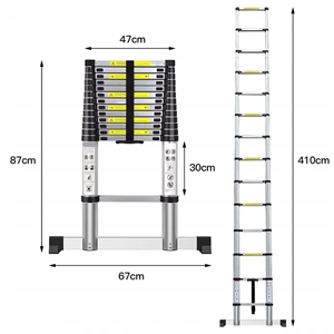 Picture of Adjustable Telescopic Ladder 4.1m
