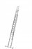 Ladder Aluminum Ladder 3x16 for Stairs 150 kg + hook