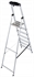 Image de Aluminum Ladder 1x7 3.50m with Shelf