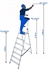 Изображение Лестница алюминиевая 1x7 3,50 м с полкой