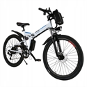 Изображение 26 inch Folding Electric Mountain Bike Ebike 36 Volt 8 ah 250W