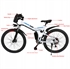 26 inch Folding Electric Mountain Bike Ebike 36 Volt 8 ah 250W