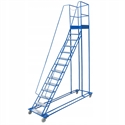 Mobile Ladder Warehouse 13+1 Steps