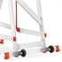 Image de Aluminum Mobile Storage Ladder, Warehouse, Platform 12 Steps