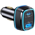 BlueNEXT 120W 85W USB-C Car Fast Charger PPS PD QC3.0 Cigarette Lighter USB Adapter