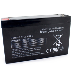 6V 7Ah Replacement Battery