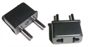 Image de US USA to EU Euro Europe Power Jack Wall Plug Converter Travel Adapter Adaptor
