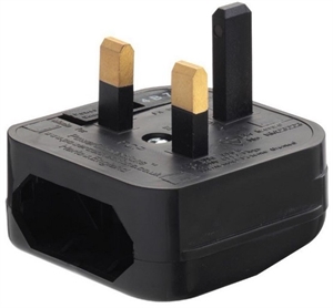 Image de Euro European EU 2 to 3 Pin UK Universal Travel Adaptor Main Plug Converter