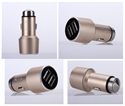Metal  Dual USB 2 Port USB Cigarette Lighter life hammer Adapter Car Charger For Universal Phone の画像