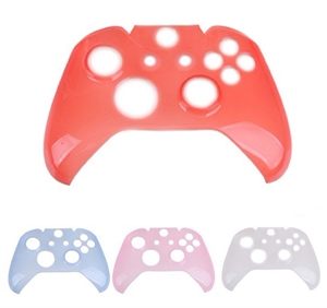 Crystal Clear Plastic Front Face Cover Shell Protector for Xbox One Controller の画像