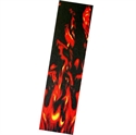 Image de SKATEBOARD GRIP TAPE WITH FLAME GRAPHIC 33"X9"