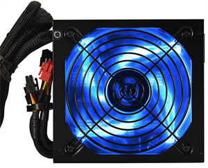 Image de 630W 135mm Fan Blue LED ATX Gaming Replacement PC Power Supply PSU