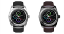 MTK2502C IP65 Bluetooth 1.21 inch Smart Watch Heart Rate Smartphone Mate for IOS Android の画像