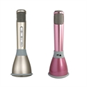 Newest fashion karaoke player wireless bluetooth music condenser microphone with mic speaker for smartphone computer の画像