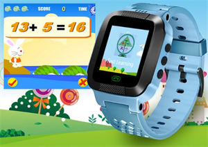 Изображение MTK6261 Children GPS smart watch phone 1.44 inch screen call SOS real time position electric fence kids watch