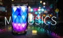 Изображение FirstSing Mood lamp Diamond Bluetooth speaker  Colorful Light Pluse Subwoofer with Mic TF Card Breathing 6 LED multi colored themes speaker