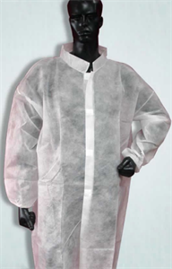 Firstsing Non woven Disposable Lab Coat Defend smock の画像