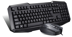Firstsing Mute waterproof Wired Gaming Keyboard and Mouse Set kit の画像