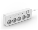 Picture of Firstsing 2.4A 4 USB Ports Wall Charger Adapter Socket 16A EU Plug quick charge